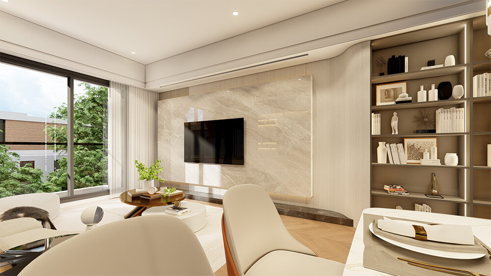 湖苑樣品屋3D示意圖