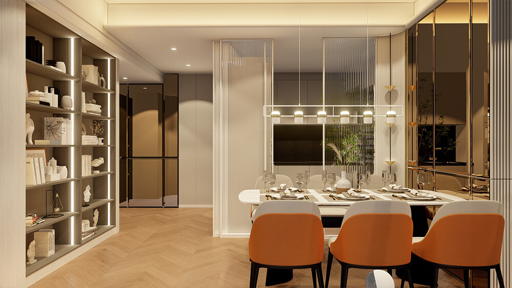 湖苑樣品屋3D示意圖