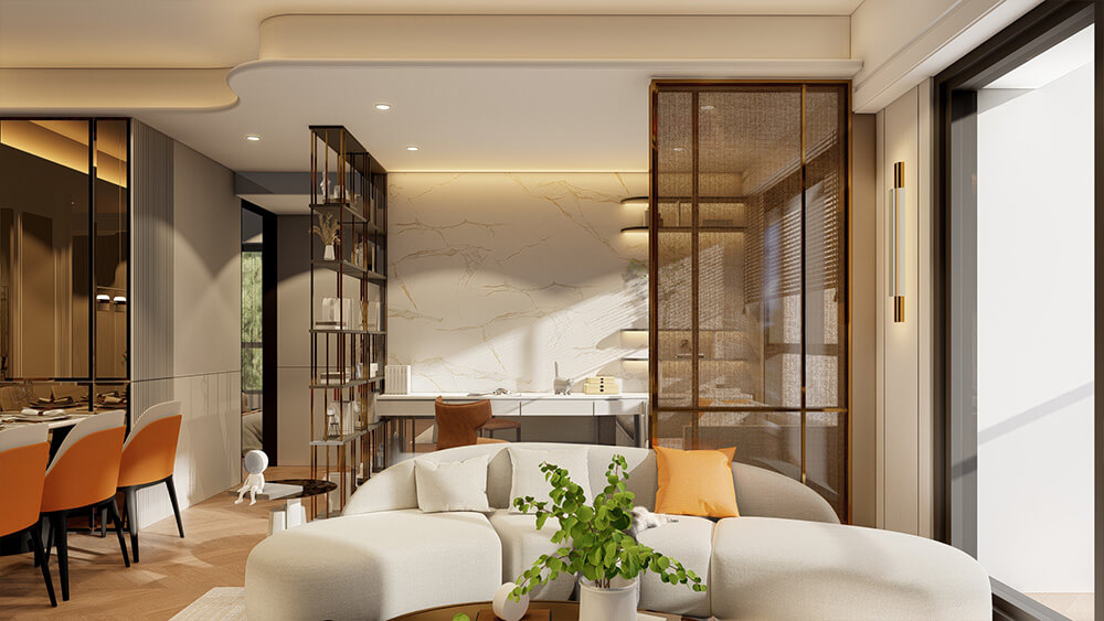 湖苑樣品屋3D示意圖