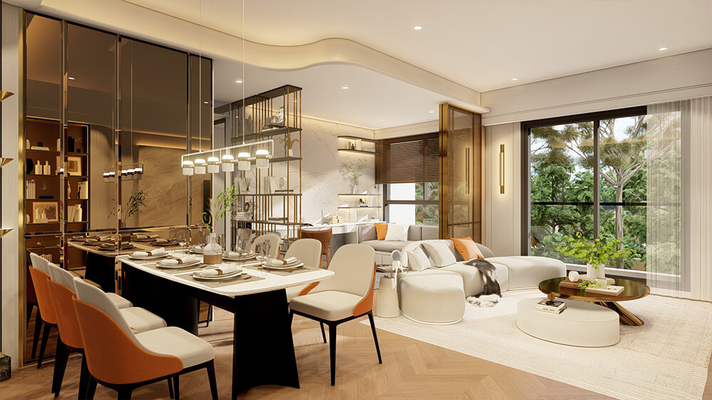 湖苑樣品屋3D示意圖