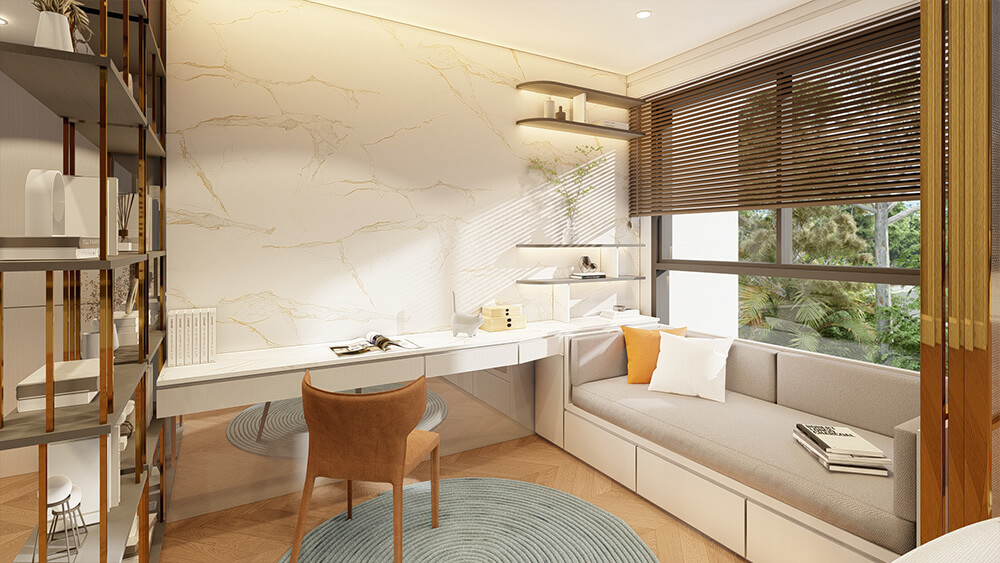 湖苑樣品屋3D示意圖